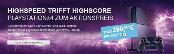 Sony-Koop macht PS4 bei Telekom verfügbar