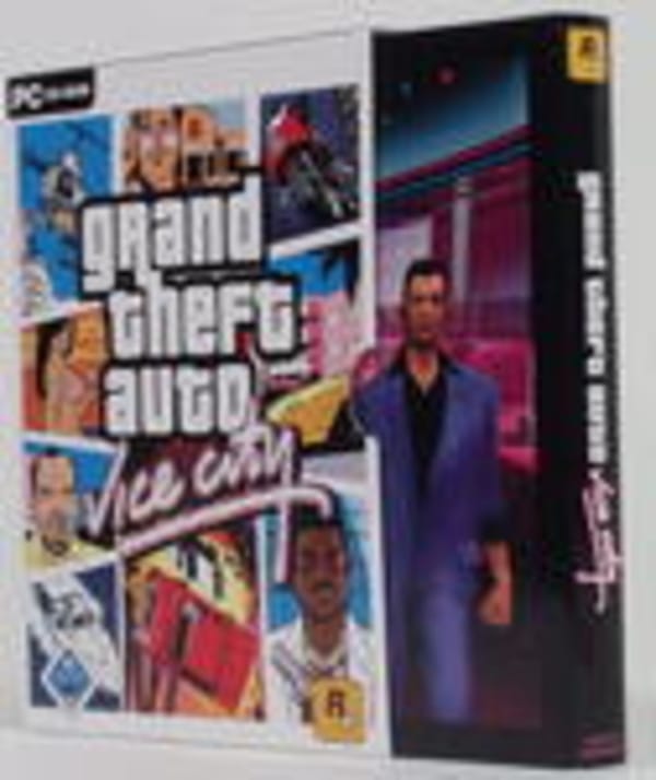 Aufwendige Sonderverpackung für "Vice City" PC