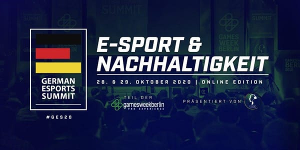German Esports Summit 2020 mit Fokus auf Nachhaltigkeit