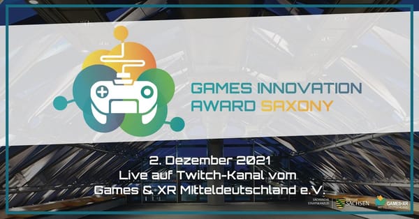 Die Nominierten des "Games Innovation Award Saxony 2021" stehen fest