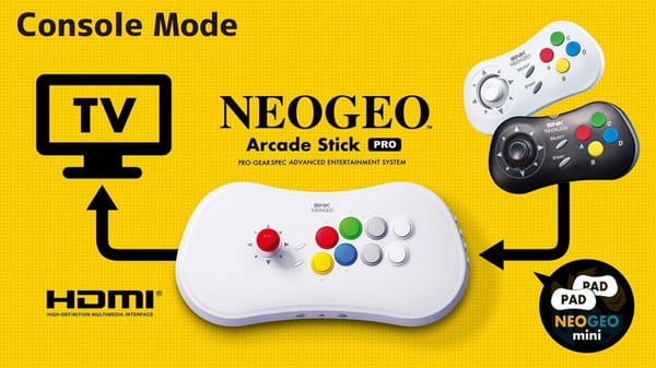 Neo Geo Arcade Stick Pro bettet Retro-Konsole in einen Controller ein