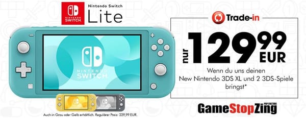 GameStop startet Switch-Tausch-Aktion