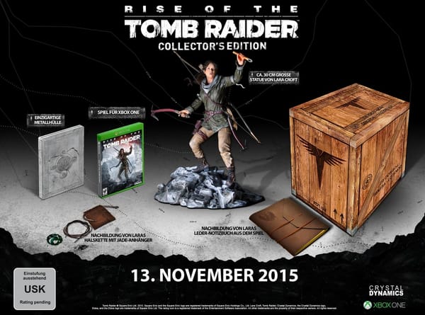 Sammlerausgabe zu "Rise Of the Tomb Raider" exklusiv beim Publisher