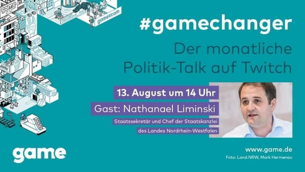 Liminski zeigt beim #gamechanger-Talk auf NRW