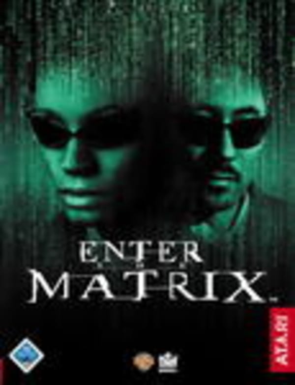 Infogrames mit "Matrix"-Darstellern auf Spielepackung