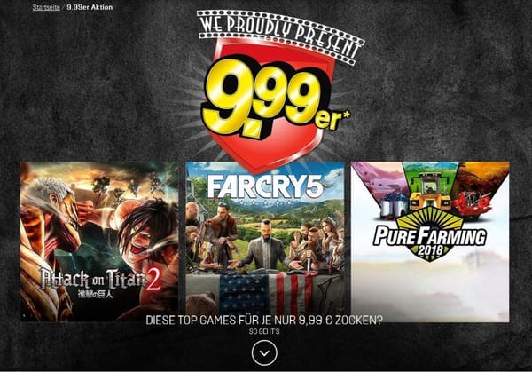 GameStop nimmt "Far Cry 5" zum Release in die 9.99er-Aktion