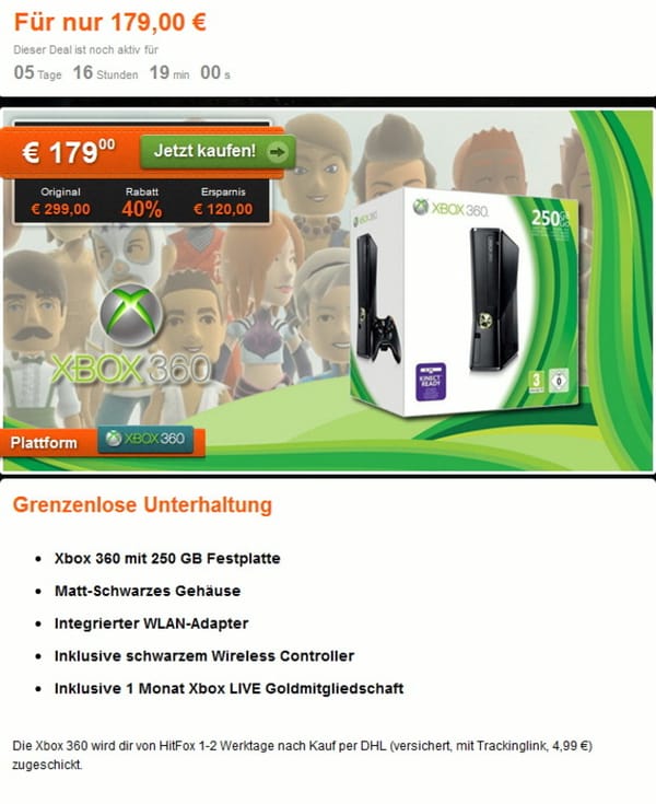 HitFox haut Xbox-Schnäppchen raus