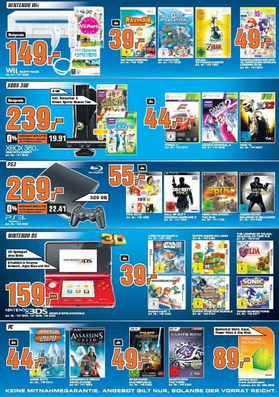 Saturn verzichtet auf Schnäppchen-Kampfansage