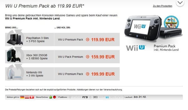 GameStop haut Wii U raus