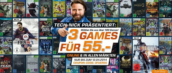 Saturn verkauft "3 für 55"