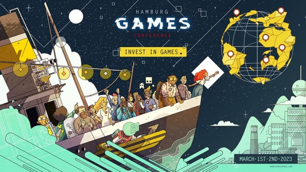 Hamburg Games Conference 2023 zum Thema "Invest in Games"