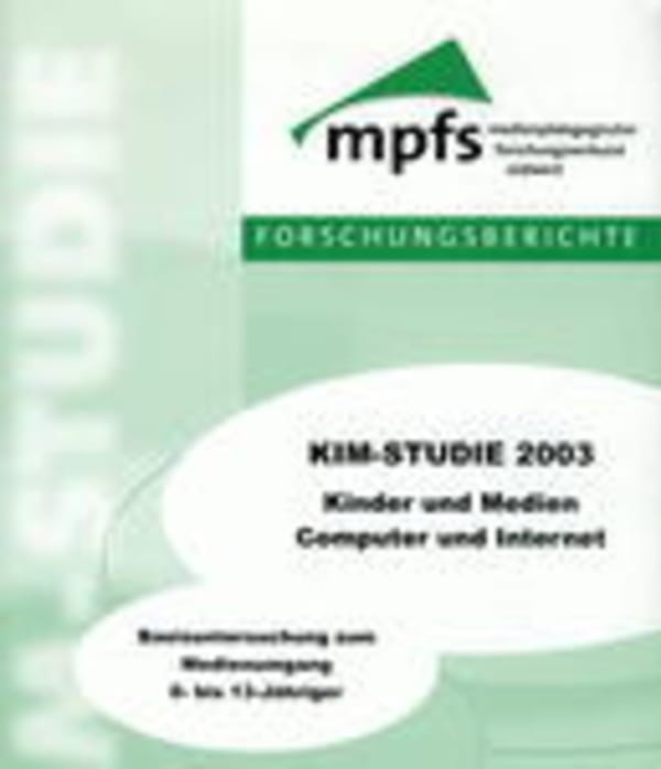 "KIM-Studie 2003" vorgelegt