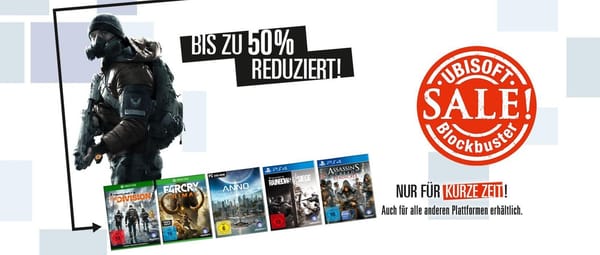 Ubisoft bläst zum Sale