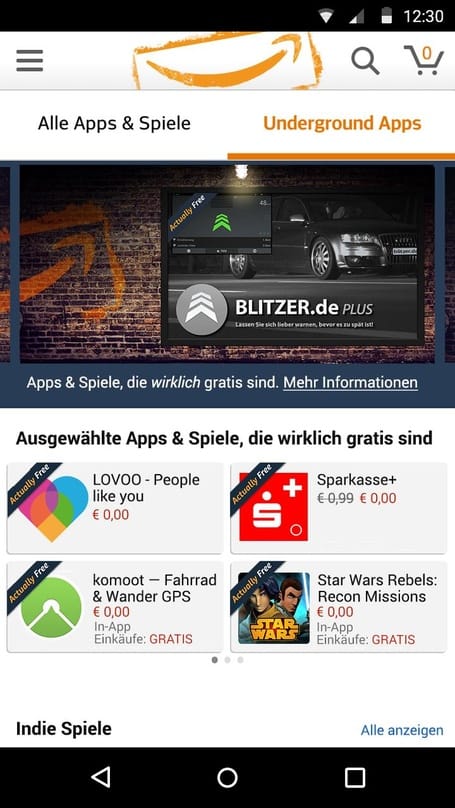 Amazon beendet App-Flatrate-Service Underground