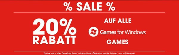 PC-Sortiment bei GameStop im Angebot