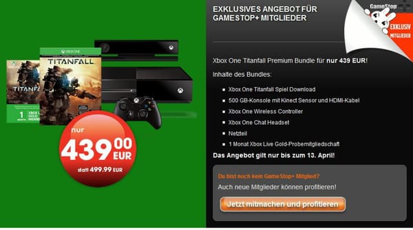 GameStop mit Xbox-One-Osterangebot