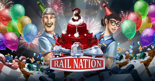 Drei Mio. fahren auf "Rail Nation" ab
