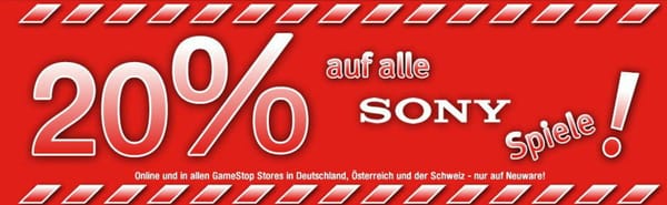 Sony-Woche setzt Gamestop-Rabattreigen fort
