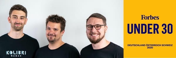 Kolibri Games Gründer zieren Forbes "Under 30"-Liste