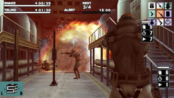 Solid Snake schleicht auf PSP