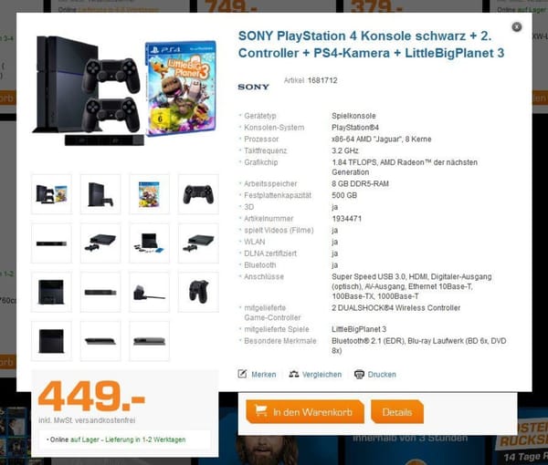 Saturn schnürt "LittleBigPlanet 3"-Bundle