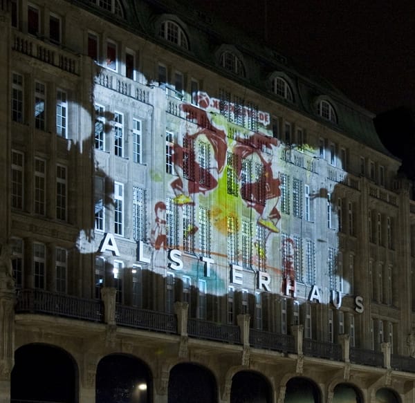 Microsoft erleuchtet Hamburg