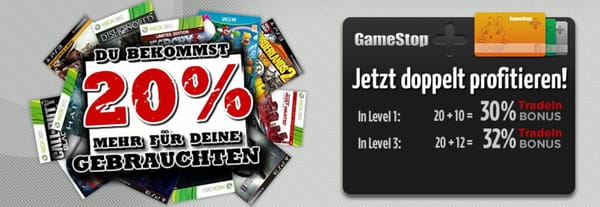 Gamestop zahlt 20 Prozent mehr