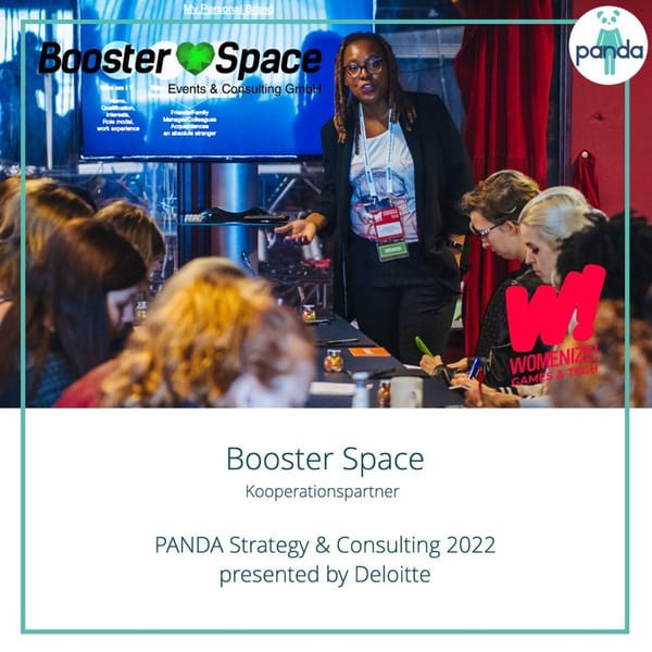Booster Space und Panda: Networking-Möglichkeit für Frauen