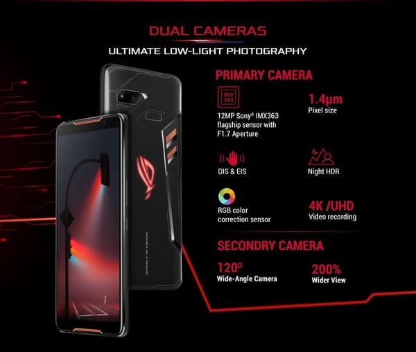 1&1 und Yourfone bieten Gaming-Smartphone Asus ROG Phone II