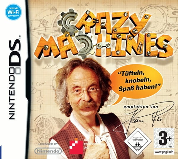 Pütz wirbt für "Crazy Machines"