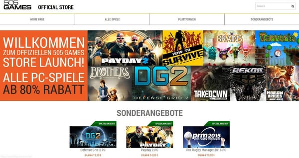 505 Games verkauft jetzt auch digital