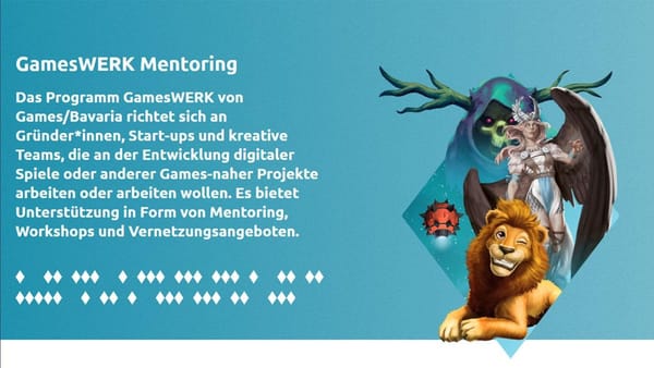 Update: GamesWERK-Mentoring gestartet