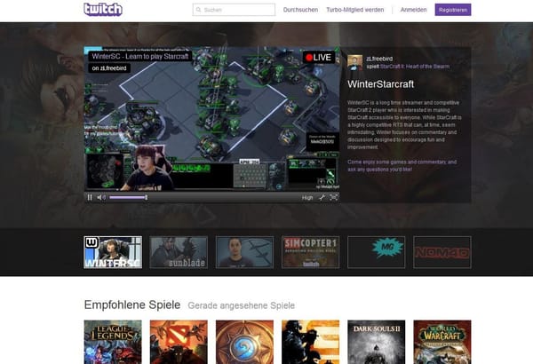 Amazon schnappt sich Twitch, Google geht leer aus