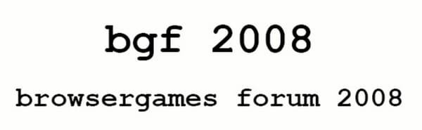 Browsergames Forum 2008: Das Programm