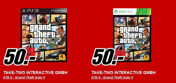 Media Markt eröffnet "GTA V"-Preiskampf