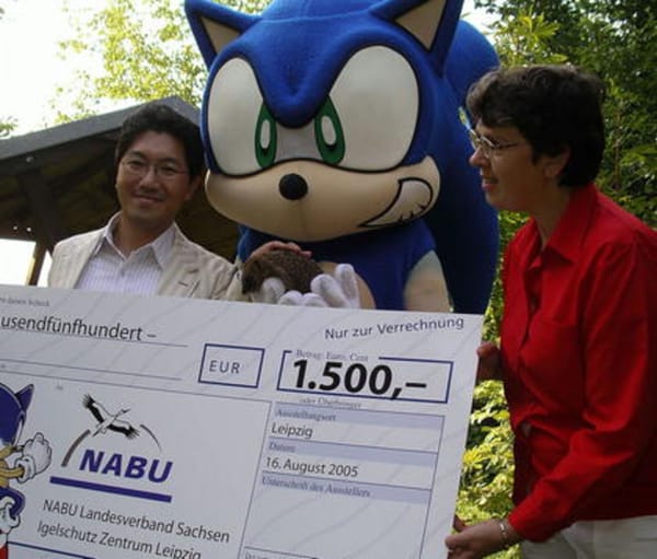 Sega hat ein Herz für Igel