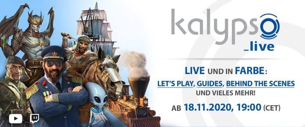 Kalypso_live: Publisher Kalypso ist jetzt auf YouTube