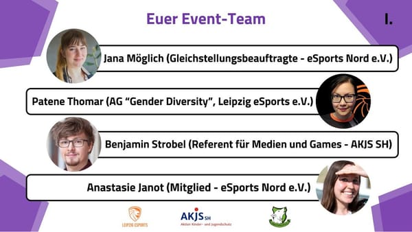 eSports Nord und Leipzig eSports fördern Gleichberechtigung