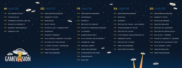Gamevasion produziert 80-Stunden-Programm für gamescom