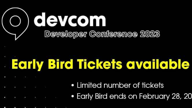 Early-Bird-Tickets für die devcom 2023 verfügbar