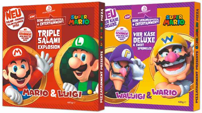 “Pizzatainment” bringt Super Mario ins Tiefkühlregal