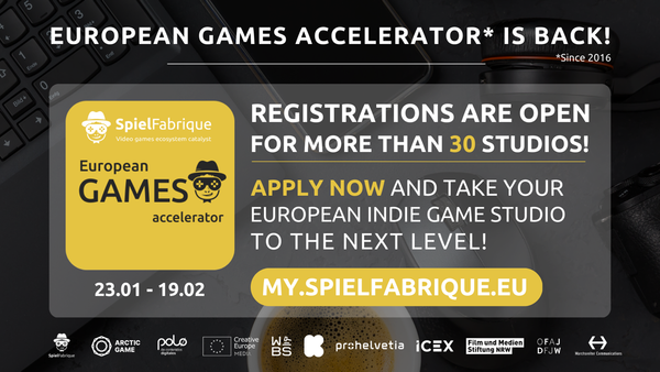 SpielFabrique startet Bewerbungsphase für European Games Accelerator 2023