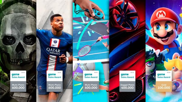 game Sales Awards Januar 2023 und neue Preiskategorien