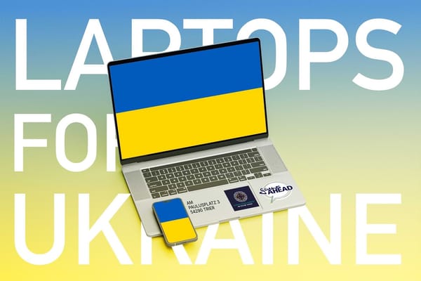 gamesAhead und Katholische Kirche Trier sammeln Laptops für die Ukraine