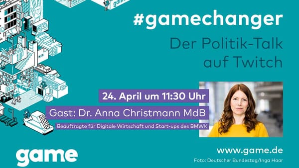 Dr. Anna Christmann beim nächsten #gamechanger-Talk