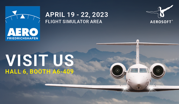 AeroSoft präsentiert Simulatoren auf der Luftfahrtmesse Aero