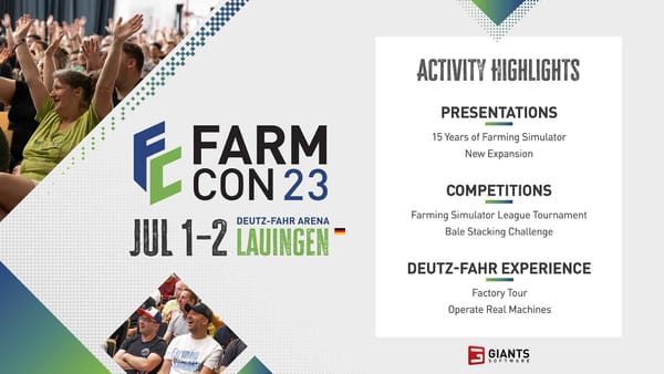 Programm der FarmCon 23 nimmt Form an