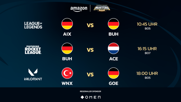 Vier deutsche Teams dominieren Amazon University Esports League