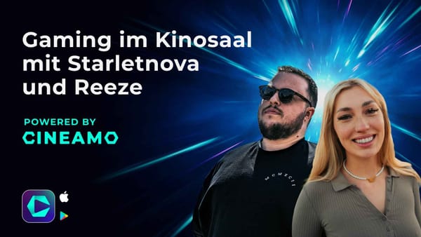 Cinenova holt Gaming-Influencer:innen auf Kinoleinwand