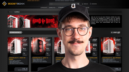 HandofBlood launcht Gaming-PCs mit Webedia und BoostBoxx